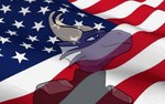 Rating: s
ID: 2898437
Date: 2021-08-27 02:02:43 -0400
Status: active
Score: 13
16:10 2021 american_flag animated armor bedsheetwalking blue_eyes clothed clothing dragon flag flag_background horn low_res male male_(lore) military_uniform mythological_creature mythological_scalie mythology pollard purple_body scalie short_playtime spaulder translucent uniform united_states_of_america widescreen post #2898437