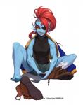 Rating: s
ID: 1861069
Date: 2019-05-02 17:21:30 -0400
Status: active
Score: 43
absurd_res bangs bare_shoulders black_clothing black_topwear blue_body blue_skin bottomwear cellphone clothed clothing discarded_clothing ear_fins ear_frill electronics eye_patch eyelashes eyeshadow eyewear fangs feet female fin fish footwear frill_(anatomy) front_view grin hair hi_res holding_cellphone holding_object holding_phone humanoid_feet jacket kkhoppang long_hair looking_at_viewer makeup marine membrane_(anatomy) membranous_frill muscular muscular_female noseless phone plantigrade ponytail pupils red_eyes red_eyeshadow red_hair scar sharp_teeth shoes shorts simple_background sitting slit_pupils smile smirk solo teeth toes tongue tongue_out topwear undercut undertale undertale_(series) undyne white_background yellow_sclera yellow_teeth post #1861069