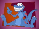 Rating: s
ID: 5607287
Date: 2025-05-29 16:17:48 -0400
Status: active
Score: 9
3_toes abstract_background alternate_version_at_paywall anthro arched_soles blue_body blue_scales casual_nudity claws collar collar_only crocodile crocodilian curling_toes digital_drawing_(artwork) digital_media_(artwork) donkey_kong_(series) featureless_crotch feet gavanzude happy hi_res humanoid_feet humanoid_heel klampon klaptrap kremling male nintendo nude plantigrade red_spots reptile scales scalie sharp_teeth signature sitting soles solo spots spread_legs spreading teeth toes post #5607287