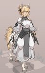 Rating: s
ID: 4565103
Date: 2024-01-29 16:46:39 -0500
Status: active
Score: 40
accessory armor belt blonde_hair book breastplate cel_shading centaur clothed clothing cutesune dress equid equid_taur equine_ears european_mythology female floral_print furgonomics greek_mythology hair hi_res humanoid_taur jewelry magic_user mammal mammal_taur mythology pendant pigtails prosthetic ribbons seraphine_(cutesune) shaded simple_background solo spellbook tabard tail tail_accessory tailband taur yellow_eyes post #4565103