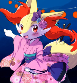 bag blue_background blush bow braixen chinese_lantern clothing cute_fangs female floral_print flower japanese_clothing kimono looking_at_viewer nintendo open_mouth pink_kimono plant pointing pokémon pokémon_(species) purple_bow raised_arm red_eyes simple_background smile solo unknown_artist video_games
Rating: Safe
Score: 1
User: Zapdos
Date: October 17, 2017 bag blue_background blush bow braixen chinese_lantern clothing cute_fangs female floral_print flower japanese_clothing kimono looking_at_viewer nintendo open_mouth pink_kimono plant pointing pokémon pokémon_(species) purple_bow raised_arm red_eyes simple_background smile solo unknown_artist video_games
Rating: Safe
Score: 1
User: Zapdos
Date: October 17, 2017