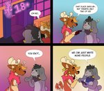 Rating: s
ID: 5527406
Date: 2025-04-24 15:38:24 -0400
Status: active
Score: 20
absurd_res anthro antlers brown_body brown_fur comic deer dialogue duo ear_piercing ear_ring english_text fur grey_body grey_fur hi_res horn humor lagomorph leporid male mammal new_world_deer nude piercing question_mark rabbit reindeer ring_piercing short_tail simple_background speech_bubble strip_club tail tail_motion tailwag text tuft zav zaverose post #5527406
