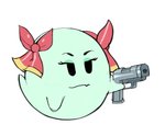 Rating: s
ID: 2583482
Date: 2021-01-23 07:21:04 -0500
Status: active
Score: 131
beady_eyes black_eyes boo_(mario) bow_(feature) clothing delet_this eyebrows eyelashes eyeshadow female ghost green_body green_eyeshadow gun headgear headwear icon lady_bow legless makeup mario_bros meme nintendo not_furry paper_mario ranged_weapon reaction_image red_clothing red_headwear red_ribbon ribbons short_tail simple_background smug solo spirit stubby_arms tail threatening tsflipp waddling_head weapon white_background post #2583482
