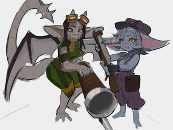Rating: s
ID: 5691924
Date: 2025-07-07 09:06:33 -0400
Status: active
Score: 25
absurd_res alternate_costume anthro back_wings barefoot bat_ears bat_wings beret big_ears biped black_clothing black_gloves black_hair black_handwear bottomwear breasts claws cleavage closed_smile clothed clothed_anthro clothed_female clothed_humanoid clothing clothing_swap cosplay crossover crossover_cosplay crouching deadlock duo eyebrows eyelashes eyewear eyewear_on_head facial_piercing fangs feet female female_anthro female_humanoid fingerless_gloves fingers foreshortening fully_clothed fully_clothed_anthro fully_clothed_female gargoyle gloves goggles goggles_on_head green_bottomwear green_clothing green_eyes green_topwear grey_body grey_skin gun hair handwear hat headgear headwear hi_res holding_gun holding_object holding_ranged_weapon holding_weapon horn humanoid ineffective_clothing ivy_(deadlock) league_of_legends long_ears long_tail looking_at_object membrane_(anatomy) membranous_wings mouth_closed nose_piercing nose_ring null0patience open_mouth pants partially_clothed partially_clothed_female piercing purple_bottomwear purple_clothing purple_hat purple_headwear raised_tail ranged_weapon ring ring_piercing riot_games septum_piercing septum_ring sharp_teeth short_hair short_stack simple_background size_difference skimpy smile spiked_tail spikes spikes_(anatomy) standing suspenders tail teeth tencent thick_thighs toe_claws topwear tristana_(lol) valve weapon white_background wide_hipped_anthro wide_hipped_female wide_hips wings yellow_eyes yordle post #5691924