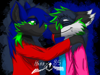 Rating: s
ID: 2818048
Date: 2021-07-06 15:12:00 -0400
Status: active
Score: 11
2021 4:3 anthro black_body black_fur black_nose blue_body blue_fur canid canine canis claws clothing digital_drawing_(artwork) digital_media_(artwork) duo efren_(harry_85) fur glistening glistening_eyes harry_85 humanoid male male/male mammal multicolored_body multicolored_fur rikken romantic romantic_couple sergal shaded shirt signature simple_background smile topwear white_body white_fur wolf post #2818048