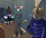 Rating: s
ID: 5255374
Date: 2024-12-20 20:15:37 -0500
Status: active
Score: 4
absurd_res ajul_the_thing anthro antlers barefoot beverage bovid canid canine canis caprine christmas christmas_clothing christmas_decorations christmas_lights clothing deer feet felid female goat group hi_res holidays horn jaguar male mammal mule_deer new_world_deer pantherine sweater tail talking_to_another topwear wolf post #5255374