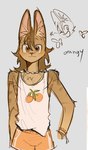 Rating: s
ID: 5575023
Date: 2025-05-15 19:36:25 -0400
Status: active
Score: 14
0scribble_nibble anthro band-aid band-aid_on_face bandage bandage_on_face bottomwear brown_body brown_fur clothed clothing colored digital_drawing_(artwork) digital_media_(artwork) english_text felid feline food fruit fur hair jewelry looking_at_viewer lynx male mammal necklace orange_(fruit) plant shirt shorts simple_background sketch solo text topwear post #5575023
