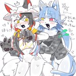 Rating: s
ID: 5281660
Date: 2025-01-02 05:02:01 -0500
Status: active
Score: 24
1:1 anthro crotch_tuft domestic_cat duo featureless_crotch felid feline felis heterochromia hi_res japan_air_self-defense_force japanese_text male mammal omaneko_(jasdf) paws text translation_request tuft urushimaru wan_txt post #5281660