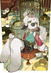Rating: s
ID: 5660443
Date: 2025-06-22 13:52:38 -0400
Status: active
Score: 7
4_fingers 4_toes :3 ambiguous_gender anthro asian_clothing avian bird bird_cage black_body black_fur cairn_(zenless_zone_zero) canid canine canis circle_eyebrows clothing collar cushion domestic_dog east_asian_clothing eyebrows feet female feral fingers floppy_ears fur green_eyes grey_body grey_fur group hi_res looking_at_another magiace mammal markings mihoyo mole_(marking) multicolored_body multicolored_fur pekingese sitting smile thiren toes toy_dog zenless_zone_zero post #5660443