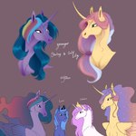 Rating: s
ID: 5667623
Date: 2025-06-25 19:35:34 -0400
Status: active
Score: 8
1:1 equid equine eyelashes feathered_wings feathers female feral friendship_is_magic group hair hasbro hi_res horn mammal my_little_pony mythological_creature mythological_equine mythology princess_celestia_(mlp) princess_gold_lily_(mlp) princess_luna_(mlp) princess_sterling_(mlp) sibling_(lore) sister_(lore) sisters_(lore) smile snout solkatt-arts sparkles sparkling_hair unicorn unicorn_horn winged_unicorn wings yellow_body post #5667623