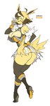 Rating: s
ID: 2708423
Date: 2021-04-22 11:49:47 -0400
Status: active
Score: 107
anthro anthrofied big_breasts blonde_hair bottomwear breasts brown_hair butt butt_pose cleavage clothed clothing eeveelution female furgonomics generation_1_pokemon grey_clothing grey_thong grey_underwear hair hi_res jolteon licking licking_lips licking_own_lips looking_at_viewer looking_back looking_back_at_viewer maniacpaint nintendo pokemon pokemon_(species) pokemorph pose self_lick simple_background skirt solo tail tail_through_skirt thong tongue tongue_out underwear white_background yellow_body post #2708423