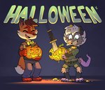 Rating: s
ID: 4380053
Date: 2023-10-28 21:05:52 -0400
Status: active
Score: 17
absurd_res american_opossum anthro belt bottomwear candlelight canid canine carving carving_knife clothing denim denim_bottomwear denim_clothing duo ferox_(feroxdoon) ffccomic food fox fruit halloween halloween_decoration hi_res holidays insane jack-o'-lantern jeans knife laugh light male male/male mammal marsupial nonbinary_(lore) pants plant pumpkin red_fox silly silly_face smile true_fox virginia_opossum xander_(barleychee) xander_(disambiguation) post #4380053