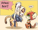 Rating: s
ID: 5654480
Date: 2025-06-19 22:01:56 -0400
Status: active
Score: 3
2025 5:4 anthro bell big_breasts breasts chibi cleavage clothed clothing collar crouching down_boy_(meme) duo felid feline female fur furball gesture green_eyes green_sclera han_jiao_hu hand_gesture huge_breasts male mammal multi_tail orange_body orange_fur pantherine pointing red_eyes stripes tail tiger trace_(nrg900) white_body white_fur post #5654480