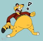 Rating: s
ID: 4769802
Date: 2024-05-08 01:01:32 -0400
Status: active
Score: 4
absurd_res belly big_belly cheetah clothed clothing felid feline fur hi_res jacket kimbe_(twende) male mammal overweight pantsless shocked topwear twende_(series) weight_gain wot yellow_body yellow_fur post #4769802