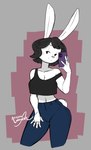 Rating: s
ID: 5241419
Date: 2024-12-13 21:23:13 -0500
Status: active
Score: 43
2024 absurd_res anthro bedroom_eyes big_breasts black_hair blush blush_stickers bottomwear breasts clothed clothed_anthro clothed_female clothing crop_top denim denim_bottomwear denim_clothing digital_media_(artwork) elinor_wonders_why female female_anthro fingers fur hair hi_res jeans lagomorph leporid mammal mature_anthro mature_female midriff narrowed_eyes navel pants pbs pose rabbit ranger_rabbit seductive selfie shirt solo topwear wayesh white_body white_fur post #5241419