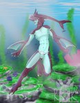 Rating: s
ID: 5519712
Date: 2025-04-21 08:24:11 -0400
Status: active
Score: 12
2025 absurd_res animal_humanoid anthro breath_of_the_wild claws digital_media_(artwork) featureless_crotch fish gills hi_res humanoid male marine marine_humanoid multicolored_body nintendo nude open_mouth prince_sidon ryukak scales solo the_legend_of_zelda two_tone_body underwater underwater_scenery water zora post #5519712