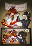Rating: s
ID: 693472
Date: 2015-07-22 01:04:28 -0400
Status: active
Score: 12
anthro birthday boa_(snake) boinae cake canid canine canis chibi clothing cutlery dessert disastress domestic_dog duo food fork heart_symbol hoodie husky hybrid kitchen_utensils male mammal nordic_sled_dog rainbow_boa reptile scalie servo shirt snake spitz tools topwear wolf zer0sanguine post #693472