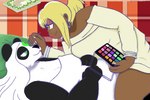 Rating: s
ID: 4314787
Date: 2023-09-26 08:03:57 -0400
Status: active
Score: -3
3:2 anthro bear black_body black_fur black_nose blonde_hair book breasts clothed clothing dark_body dark_skin digital_media_(artwork) duo ear_piercing ear_ring eyeshadow female female/female fur fur_markings giant_panda green_eyes hair human juushiko_(osomatsu-san) lesbians_doing_makeup lipstick long_nails lunarpanda8686 makeup makeup_kit mammal markings meme mika_(lunarpanda8686) nailpolish piercing pillow plaid ring_piercing round_ears simple_background sitting_on_another slightly_chubby ursine white_body white_fur white_hair post #4314787