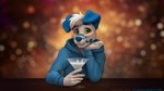 Rating: s
ID: 2666402
Date: 2021-03-23 13:37:15 -0400
Status: active
Score: 364
16:9 2021 5_fingers abstract_background anthro beverage black_eyebrows blue_clothing blue_ears blue_hair blue_hoodie blue_markings blue_nose blue_spots blue_topwear blush bokeh canid canine canis cheek_tuft claws clothed clothing cocktail_glass container cup dalmatian digital_media_(artwork) domestic_dog drinking_glass english_text eyebrows facial_markings facial_tuft finger_claws fingers floppy_ears fur furniture glass glass_container glass_cup green_eyes hair half-length_portrait happy head_markings head_tuft heart_symbol hi_res holding_container holding_cup holding_object hoodie humanoid_hands kotyami looking_at_viewer looking_back male mammal markings multicolored_body multicolored_fur narrowed_eyes nervous_smile patreon portrait sea_salt seductive shirt shy smile smiling_at_viewer solo spots spotted_body spotted_fur table text topwear tuft two_tone_body two_tone_fur url wallpaper watermark white_body white_fur wide_eyed widescreen post #2666402