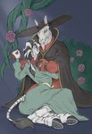 Rating: s
ID: 5532358
Date: 2025-04-26 18:01:07 -0400
Status: active
Score: 19
2020 adler_(beastars) anthro beastars black_hair black_mouth bone buckle cape clothing colored cosplay costume crimson_storm dock_(anatomy) drama_club dress duo ears_back ellen_(beastars) equid equine fangs female fetlocks flower fur gem gloves grey_body grey_fur hair halloween hand_holding handwear hat headgear headwear hi_res holding_head holidays hooves horse horseshoe izzabelle_frost looking_forward male male/female mammal mane markings mask performance phathusa pivoted_ears plant playing pony rose_(flower) shrub sirhcx skull skull_mask stage_show straps striped_body striped_fur striped_markings stripes tail tail_tuft teeth tuft vines wide_brim_hat zebra post #5532358