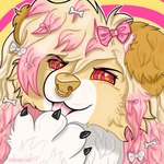 Rating: s
ID: 5291250
Date: 2025-01-06 15:07:38 -0500
Status: active
Score: 18
1:1 2_frame_animation accessory alternative_fashion amber_(hunnymutt) animated anthro blonde_hair border_collie bow_ribbon canid canine canis collie decora_(fashion) domestic_dog ear_piercing facial_piercing female fur hair hair_accessory hair_bow hair_ribbon herding_dog hi_res highlights_(coloring) hunnymutt hypnosis hypnotic_eyes icon j-fashion mammal mind_control nose_piercing pastoral_dog piercing ribbons scene_haircut sheepdog short_playtime solo yellow_body yellow_fur post #5291250