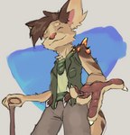 Rating: s
ID: 4547111
Date: 2024-01-20 16:01:42 -0500
Status: active
Score: 5
2022 5_fingers absurd_res anthro bottomwear brown_body brown_fur brown_hair cane claws clothed clothing crystal extended_hand eyes_closed fingers fur hair hi_res jacket male marcep nose_plates padded_palms pink_nose plantigrade professor_(razim) professor_von_eucalyptus shirt shorts shoulder_crystals sleeveless_jacket stripes tan_body tan_fur teo_(artist) toe_claws topwear white_claws xivir_thoriston_von_eucalyptus post #4547111