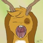 Rating: s
ID: 1185499
Date: 2017-04-09 06:59:28 -0400
Status: active
Score: 3
1:1 2016 anthro antlers bodily_fluids digital_media_(artwork) drooling hi_res horn jackalope lagomorph mammal mouth_shot open_mouth phietto rylide_(phietto) saliva simple_background solo teeth tongue uvula post #1185499