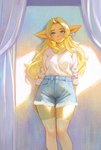 Rating: s
ID: 5637965
Date: 2025-06-12 16:39:34 -0400
Status: active
Score: 24
2023 blonde_hair blue_eyes blush bottomwear breasts clothing curtains digital_media_(artwork) ear_piercing ear_ring female front_view goblin green_body hair hi_res humanoid humanoid_pointy_ears long_hair looking_at_viewer not_furry piercing pointy_ears ring_piercing shchrit shirt shorts smile solo topwear white_clothing white_shirt white_topwear post #5637965