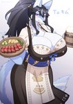 Rating: s
ID: 5303712
Date: 2025-01-12 18:20:59 -0500
Status: active
Score: 42
alcohol anthro beer beverage big_breasts black_hair blue_body blue_fur breasts canid canine canis cheese cleavage clothed clothing commissioner_name dairy_products dirndl dress female food fruit fur hair hi_res holding_beverage holding_food holding_object huge_breasts kemono looking_at_viewer mammal meat olive_(fruit) ookami-chan_(kim_3022) plant ponytail purple_eyes scrunchie serving_tray smile solo tail tankard text thick_thighs wolf yamame513 post #5303712