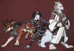 Rating: s
ID: 4195520
Date: 2023-07-26 21:00:43 -0400
Status: active
Score: 11
anthro armor black_hair brown_body brown_fur canid canine chainsword demonslaying_duo digitigrade elemental_creature elemental_humanoid fantasy fantasy_armor fantasy_weapon feral firedog fur generation_1_pokemon grey_body grey_fur growlithe hair hi_res humanoid male mammal melee_weapon nintendo orange_eyes paizo pathfinder paws pokemon pokemon_(species) razor_the_firedog red_eyes spark_the_eidolon starwolfskin stripes sword weapon white_body white_fur zgf_art zgf_gaming post #4195520