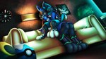 Rating: s
ID: 5588477
Date: 2025-05-21 14:37:07 -0400
Status: active
Score: 2
16:9 2025 ambiguous_gender anthro bandage bandaged_arm blue_body blue_fur canid canine clock clothing complex_shading cuddling detailed_background digital_media_(artwork) dive_ball duo eyes_closed eyewear female fur fur_markings furniture generation_4_pokemon glasses hi_res hoodie inside kasloth lamp living_room lucario male mammal markings moon_ball multicolored_body nintendo on_lap plant pokeball pokemon pokemon_(species) poster sitting sitting_on_another sitting_on_lap size_difference sofa spikes spikes_(anatomy) tail topwear widescreen post #5588477