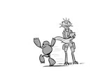 Rating: s
ID: 4036726
Date: 2023-05-06 18:20:48 -0400
Status: active
Score: 30
3_fingers 3_toes akilae06 alien alien_humanoid anthro arm_wraps avian avian_caruncle beak bip_bap bottomless butt clothed clothing digitigrade duo eyelashes feather_hair feathered_crest feathers feet female fingers halo_(series) head_crest hi_res holding_note_pad holding_object holding_towel humanoid kig-yar male microsoft monochrome note_pad plantigrade pseudo_hair raised_arm running scalie sketch surprised_expression t'vaoan thigh_pouch toes towel unggoy vel_(akilae06) wide_eyed wraps xbox_game_studios post #4036726