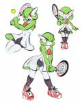 Rating: s
ID: 735278
Date: 2015-09-26 03:36:43 -0400
Status: active
Score: 42
2015 ball blush bottomwear clothing dress elpatrixf female footwear gardevoir generation_3_pokemon green_hair hair holding_object legwear mammal nintendo not_furry open_mouth pokemon pokemon_(species) pokemorph red_eyes shoes shorts shorts_under_dress simple_background skirt socks solo sport standing tennis tennis_ball tennis_racket tongue translucent translucent_clothing white_background post #735278