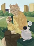 Rating: s
ID: 5419658
Date: 2025-03-08 05:58:53 -0500
Status: active
Score: 8
3:4 4_(jebedotpng) ball_(jebedotpng) bench burger canid canine canis clothing confusion domestic_dog food heterochromia hi_res hoodie jebedotpng male mammal outside park_bench plant pomeranian sky solo spitz topwear tree urban yellow_clothing yellow_hoodie yellow_topwear post #5419658