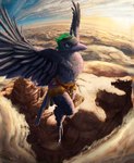 Rating: s
ID: 5319736
Date: 2025-01-20 14:27:40 -0500
Status: active
Score: 13
absurd_res ambiguous_gender anthro avian bird bottomwear clothing cloud corvid corvus_(genus) crow crown dagger desert green_hair hair headgear hi_res loincloth melee_weapon mesa_(landscape) noiet_phenkka oscine passerine sky solo sunrise tiara weapon post #5319736