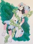 Rating: s
ID: 5668332
Date: 2025-06-26 02:41:02 -0400
Status: pending
Score: 1
2025 4_toes acrylic_painting_(artwork) anthro australian_shepherd biped black_eyebrows black_eyeliner black_nose blue_body blue_fur blush breasts brown_eyes brown_eyeshadow canid canine canis canvas censored cheek_tuft colored convenient_censorship domestic_dog eyebrows eyelashes eyeliner eyeshadow facial_tuft feet female floppy_ears flower folded_ears fur green_background heart_(marking) herding_dog hi_res horn leaf leaf_censor lexy_(twinkworshiper88) looking_at_viewer makeup mammal markings naturally_censored nude painting painting_(artwork) pastoral_dog plant plantigrade sheepdog simple_background slim smile solo spots spotted_body tail toes traditional_media_(artwork) traditional_painting_(artwork) tuft twinkworshiper8 vines white_body white_fur post #5668332