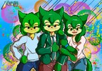 Rating: s
ID: 5635281
Date: 2025-06-11 13:46:44 -0400
Status: active
Score: 2
ambiguous_gender anthro canid canine canis clothing family family_photo family_portrait female feng_ji_zhou frutiger_metro green_body group hand_holding hand_on_shoulder hi_res hoodie huang_yu looking_at_viewer male mammal mature_female mature_male open_mouth oversized_clothing paint parent_(lore) parent_and_child_(lore) parent_and_son_(lore) peakon school_uniform sketch sketch_background smile smiling_at_viewer son_(lore) spray_paint student topwear trio uniform wolf yellow_eyes young young_male post #5635281