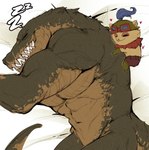 Rating: s
ID: 5597644
Date: 2025-05-25 14:57:33 -0400
Status: pending
Score: 11
abs anthro biceps crocodilian duo from_behind_position league_of_legends male male/male muscular muscular_anthro muscular_male na1su pecs renekton reptile riot_games scales scalie sex sharp_teeth size_difference spoon_position tail teemo_(lol) teeth tencent triceps yordle post #5597644