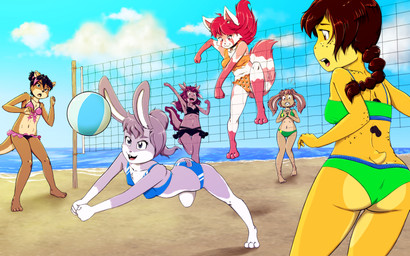Rating: s
ID: 5766075
Date: 2025-08-08 23:02:18 -0400
Status: active
Score: 20
16:10 adolescent amphibian anthro axolotl ball beach beach_volleyball bikini bikini_bottom bikini_top biped breasts buckteeth butt canid canine clothed clothing digital_media_(artwork) eyebrows feet female fingers fox freckles frog fur ginger_(risingdragon) group hair hi_res joana_(lunarciph) jumping kurimi_(lunarciph) lagomorph leporid mammal marine mekiko mole_salamander navel net open_mouth outside playing_sport rabbit risingdragon salamander sand seaside sky smile sport standing swimwear tail teeth toes two-piece_swimsuit volleyball volleyball_(ball) volleyball_net water widescreen young young_anthro young_female post #5766075