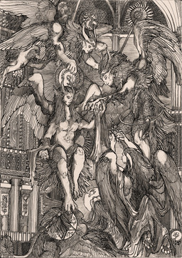 Rating: s
ID: 5524728
Date: 2025-04-23 08:33:26 -0400
Status: active
Score: 3
accessory anthro arched_soles avian avian_demon back_wings bestowal celestial_(species) claws clothed clothed_anthro clothed_intersex clothed_male clothing column curtains deity demon diorionarh energy engraving engravings feather_hair feather_hands feather_in_hair feathered_crest feathered_wings feathers feet graphite_(artwork) group hair hair_accessory halo head_crest herm herm/male hindpaw holy hoop horn ink intersex intersex/male kind light light_beam long_hair long_legs loose_feather lore male male/male mosaic mythological_avian mythological_bird mythological_creature mythology nonbinary_(lore) painting partially_clothed pawpads paws philosophy pillow pseudo_hair race_arh radiance raised_paw soles spirit spread_wings staff sublime symbol symbolism tail tail_feathers temple toe_claws traditional_media_(artwork) universe unknown_species wings wings_on_head post #5524728