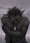 Rating: s
ID: 4473334
Date: 2023-12-15 00:06:29 -0500
Status: active
Score: 46
anthro blood bodily_fluids canid canine canis crying darkwolf_(darkwolfdemon) detailed_background digital_media_(artwork) dog_tags fingers fur hair hi_res jewelry kero_tzuki looking_at_viewer male mammal melee_weapon necklace open_mouth sad scar smile solo sword tears teeth tongue weapon wolf post #4473334