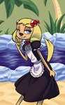 Rating: s
ID: 2591921
Date: 2021-01-29 08:13:18 -0500
Status: active
Score: 152
2021 accessory anthro blue_eyes brandy_and_mr._whiskers brandy_harrington canid canine canis clothed clothing clothing_grab collar detailed_background disney domestic_dog female hair_accessory half-closed_eyes hand_on_cheek hi_res looking_at_viewer maid_uniform mammal name_tag narrowed_eyes palm_tree plant pond pose sand seductive smile solo soulcentinel standing thin_calves tree uniform water young young_anthro post #2591921