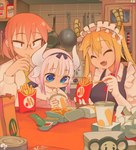 Rating: s
ID: 4327792
Date: 2023-10-02 13:14:34 -0400
Status: active
Score: 241
2023 4_horns accessory adopted_(lore) adopted_daughter_(lore) adoptive_mother_(lore) animal_humanoid artist_name bangs beverage black_hairband blue_eyes blunt_bangs blush clothed clothing container cup detailed_background digital_drawing_(artwork) digital_media_(artwork) dragon dragon_humanoid drinking eating eyebrow_through_hair eyebrows eyes_closed eyewear fangs female food fries fully_clothed glasses group hair hair_accessory hair_bobbles hairband happy headdress hi_res holding_beverage holding_food holding_object horn horned_humanoid human humanoid inside interspecies kanna_kamui kitchen kobayashi_(dragon_maid) krokobyaka light-skinned_female light_body light_skin long_hair maid_uniform mammal mammal_humanoid mcdonald's meme miss_kobayashi's_dragon_maid monster_girl_(genre) multi_horn multicolored_hair mythological_creature mythological_scalie mythology open_mouth open_smile orange_hair parody purple_hair red_hair scalie short_hair smile teeth text tohru_(dragon_maid) translucent translucent_hair trio two_tone_hair uniform yoru_mac post #4327792