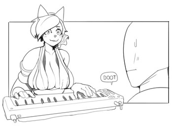 anon anthro big_breasts breasts breath canine clothing female fox hair hi_res human japanese_clothing keyboard male mammal musical_instrument piano playing_music playing_piano rimi_(triuni) standing sweat triuni
Rating: Safe
Score: 6
User: Astraeos
Date: July 26, 2017 anon anthro big_breasts breasts breath canine clothing female fox hair hi_res human japanese_clothing keyboard male mammal musical_instrument piano playing_music playing_piano rimi_(triuni) standing sweat triuni
Rating: Safe
Score: 6
User: Astraeos
Date: July 26, 2017