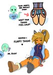 Rating: s
ID: 2866095
Date: 2021-08-06 08:34:52 -0400
Status: active
Score: 7
absurd_res angrycaboose anon anthro band-aid bandage blush cabby_(angrycaboose) canid canine duo english_text faceless_character faceless_male feet female fox heart_symbol hi_res leg_grab male mammal simple_background solo_focus text thigh_grab white_background post #2866095