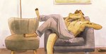 Rating: s
ID: 5537300
Date: 2025-04-29 02:26:53 -0400
Status: active
Score: 11
anthro bare_chest bottomwear clothed clothing dernooks furniture hi_res lizard lizard_tail male male_anthro narrowed_eyes nipples non-mammal_nipples pants reptile scalie sitting smile smiling_at_viewer sofa solo squint sweatpants tail topless topless_anthro topless_male post #5537300