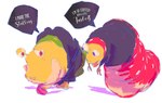 Rating: s
ID: 4252796
Date: 2023-08-24 22:03:45 -0400
Status: active
Score: 27
2023 alien biped bottomless bulborb_(pikmin) clothed clothing colored digital_media_(artwork) double_entendre duo emperor_bulblax empress_bulblax eyestalks female feral green_body grub-dog_(pikmin) hi_res humor i'm_full_of_cum jason_lupas male matching_outfits matching_shirts meme nintendo pikmin pikmin_(series) red_body shirt shirt_only text text_on_clothing text_on_shirt text_on_topwear tongue tongue_out topwear topwear_only yellow_body post #4252796