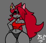 Rating: s
ID: 4657542
Date: 2024-03-14 15:25:09 -0400
Status: active
Score: 11
anthro breasts canid canid_demon canine clothing demon digital_media_(artwork) female fostrop fur hair hellhound low_res mammal mythological_canine mythological_creature mythology panties shirt simple_background solo tail topwear underwear post #4657542
