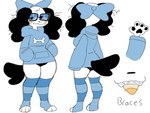 Rating: s
ID: 4289266
Date: 2023-09-13 04:18:36 -0400
Status: active
Score: 49
4:3 anthro biped black_body black_clothing black_ears black_fur black_hair black_pawpads blue_clothing bottomless bow_ribbon braces breasts canid canine canis clothed clothing digital_drawing_(artwork) digital_media_(artwork) domestic_dog eyewear female freckles fur glasses glistening_eyelids hair hoodie legwear lidded_eyes mammal multicolored_clothing pattern_clothing pawpads paws pepper_(puppkittyfan1) puppkittyfan1 smile solo stockings striped_clothing stripes topwear two_tone_clothing underwear white_body white_fur white_hair post #4289266