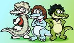 Rating: s
ID: 5575300
Date: 2025-05-15 21:41:29 -0400
Status: active
Score: 3
2025 3_toes 4_fingers alligator alligatorid alternate_species anthro black_claws black_clothing black_collar black_shirt black_tank_top black_topwear blue_body blue_scales blue_tail blush brown_eyes brown_hair captainquack64 claws closed_smile clothed clothed_anthro clothed_male clothing collar colored crocodile crocodilian digital_drawing_(artwork) digital_media_(artwork) english_description eyelashes featureless_crotch feet female female_anthro finger_claws fingers furrification furrowed_brow gradient_background green_body green_eyes green_hair green_scales green_scutes grey_claws group hair hand_on_hip hand_on_own_hip hands_together hi_res izuku_midoriya katsuki_bakugou knee_pads leaning_on_another long_tail male male_anthro medium_hair mouth_closed multicolored_body multicolored_scales multicolored_tail my_hero_academia ochaco_uraraka open_mouth open_smile pink_collar pink_eyes red_tongue reptile scales scalie scutes shaded sharp_teeth shirt short_hair simple_background simple_shading smile smiling_at_another smiling_at_each_other smiling_at_viewer standing tail tan_hair tan_scutes tank_top teeth toe_claws toes tongue topwear trio white_body white_scales white_tail yellow_body yellow_scales yellow_tail post #5575300